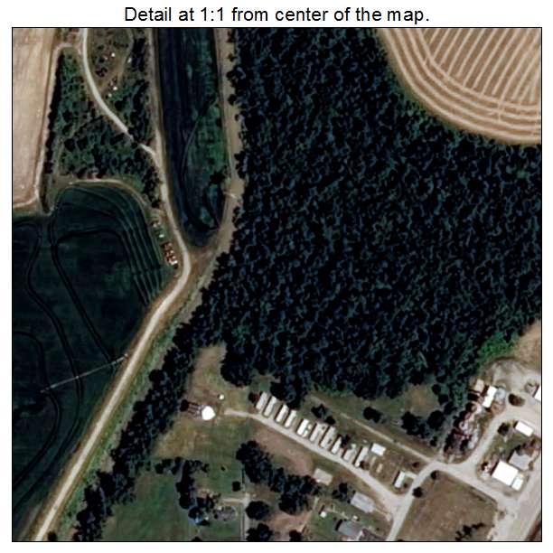 Minturn, Arkansas aerial imagery detail
