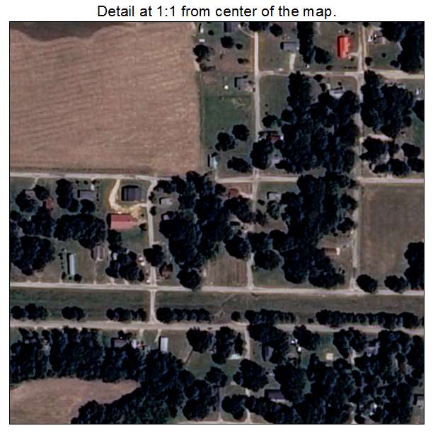 Montrose, Arkansas aerial imagery detail