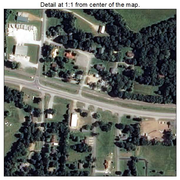 Moorefield, Arkansas aerial imagery detail