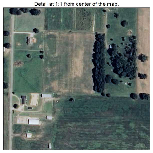 Morrison Bluff, Arkansas aerial imagery detail