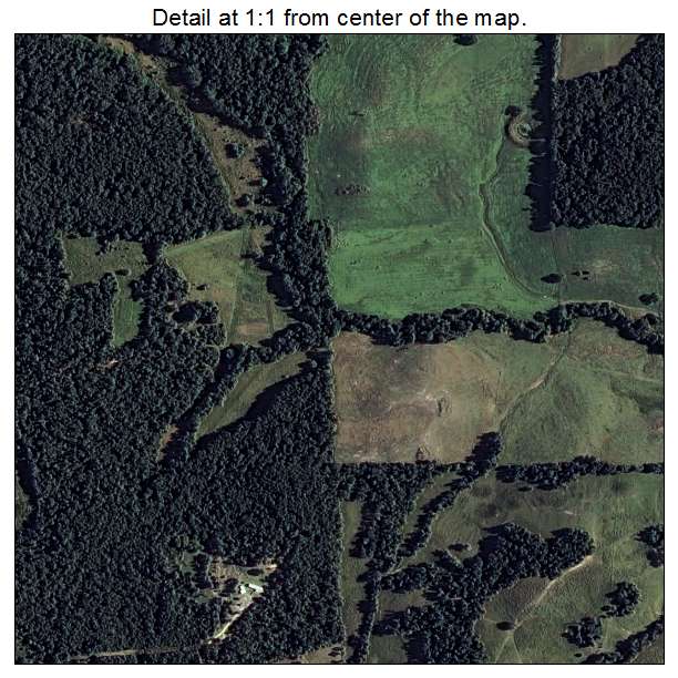 Mount Pleasant, Arkansas aerial imagery detail