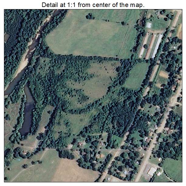 Aerial Photography Map of Mountainburg, AR Arkansas