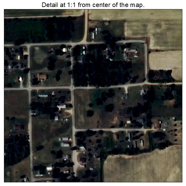Nimmons, Arkansas aerial imagery detail