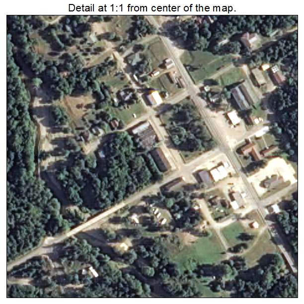 Norman, Arkansas aerial imagery detail
