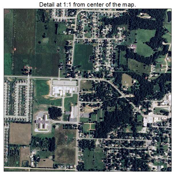 Pea Ridge, Arkansas aerial imagery detail