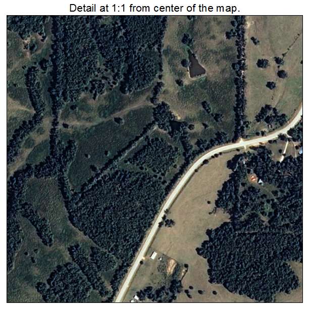 Pindall, Arkansas aerial imagery detail