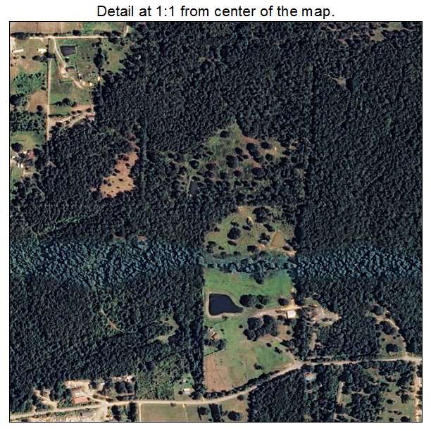 Piney, Arkansas aerial imagery detail