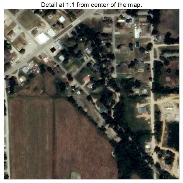 Pollard, Arkansas aerial imagery detail