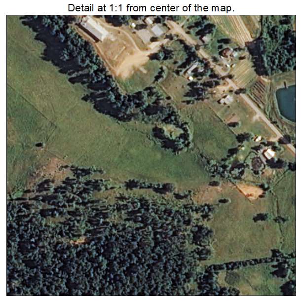 Ravenden Springs, Arkansas aerial imagery detail