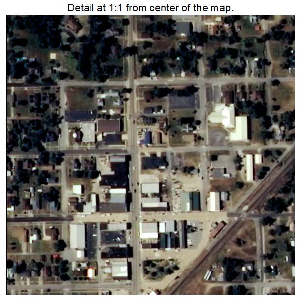 Rector, Arkansas aerial imagery detail