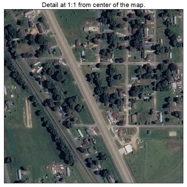 Reed, Arkansas aerial imagery detail
