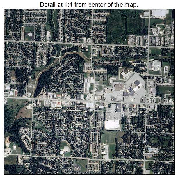 Rogers, Arkansas aerial imagery detail