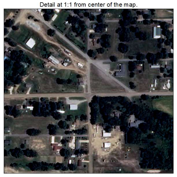 Rondo, Arkansas aerial imagery detail