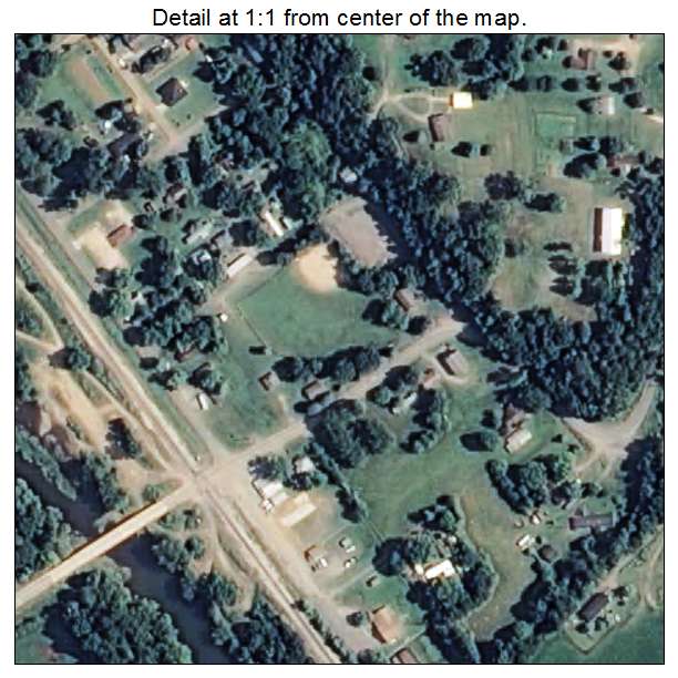 Rudy, Arkansas aerial imagery detail