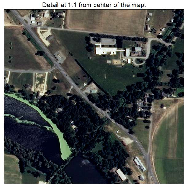 Scott, Arkansas aerial imagery detail