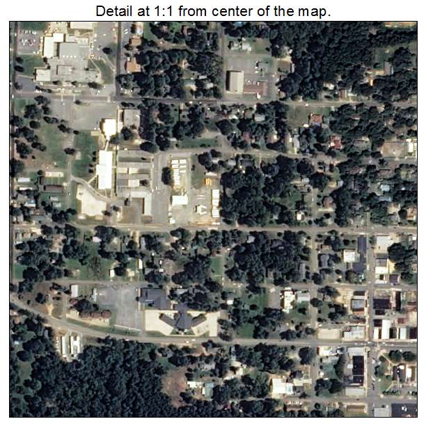 Sheridan, Arkansas aerial imagery detail