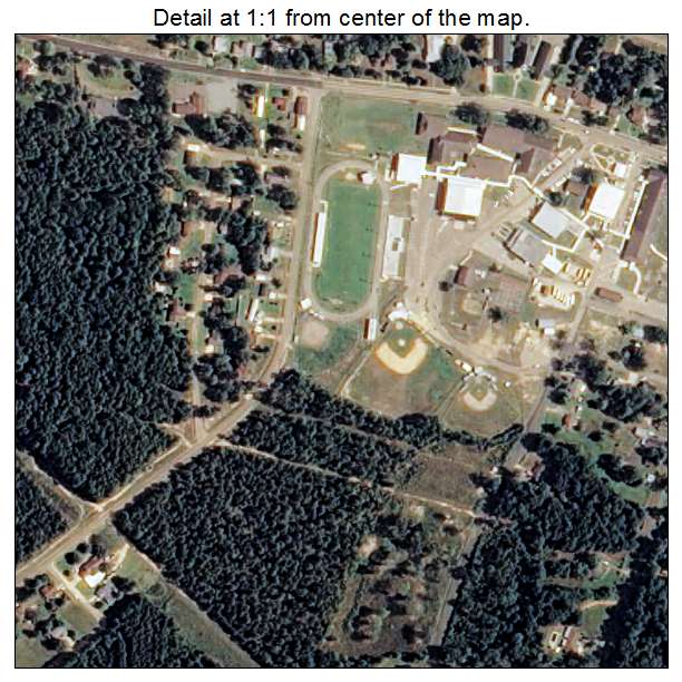 Smackover, Arkansas aerial imagery detail