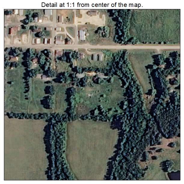 Smithville, Arkansas aerial imagery detail