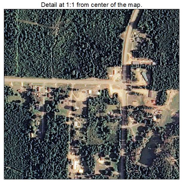 Stephens, Arkansas aerial imagery detail