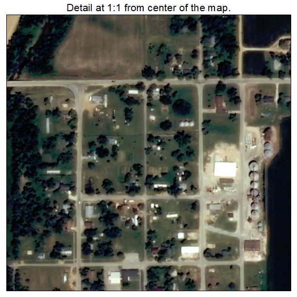 Success, Arkansas aerial imagery detail