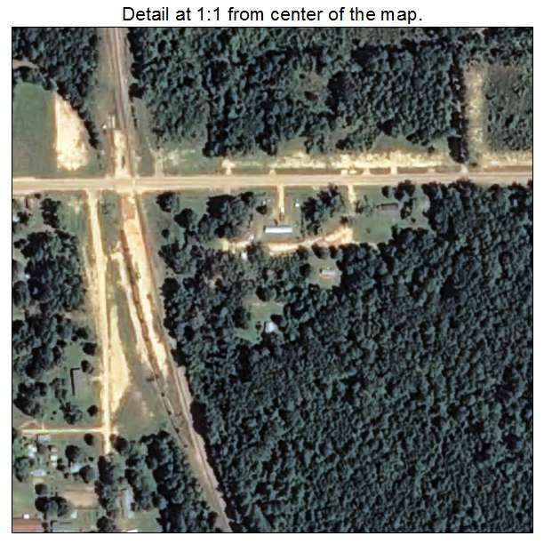 Tinsman, Arkansas aerial imagery detail