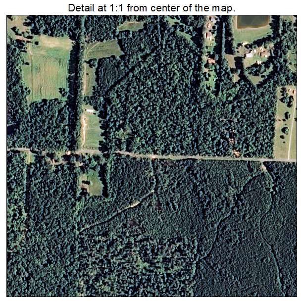 Traskwood, Arkansas aerial imagery detail