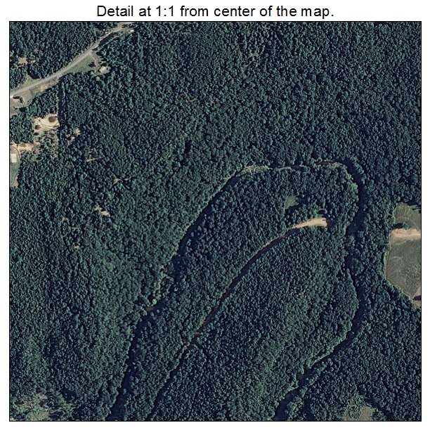 Twin Groves, Arkansas aerial imagery detail