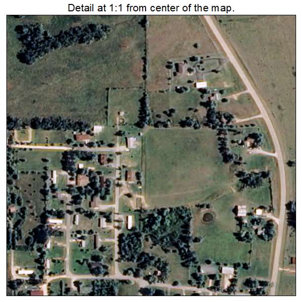 Viola, Arkansas aerial imagery detail