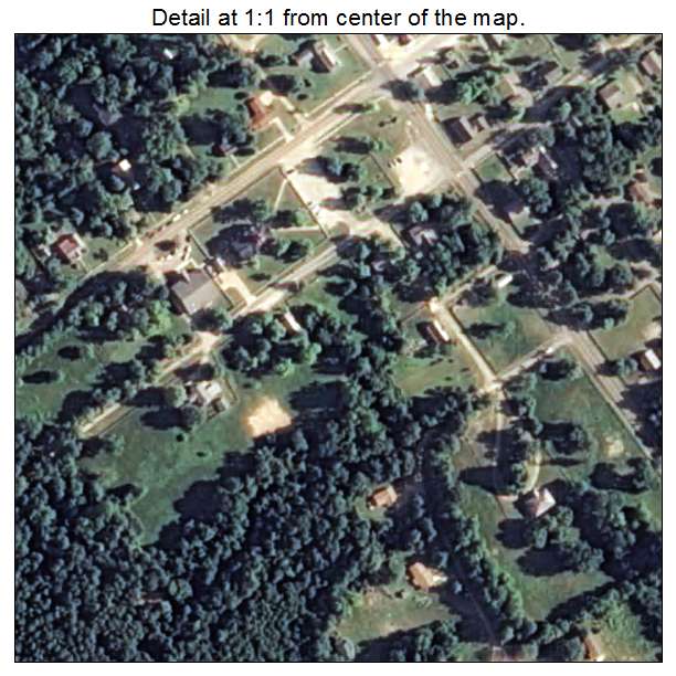 Washington, Arkansas aerial imagery detail