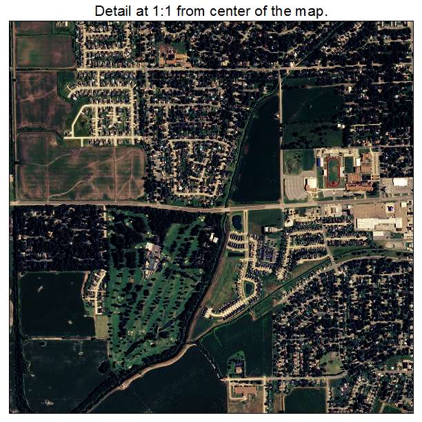 West Memphis, Arkansas aerial imagery detail
