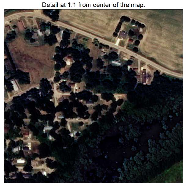 Widener, Arkansas aerial imagery detail