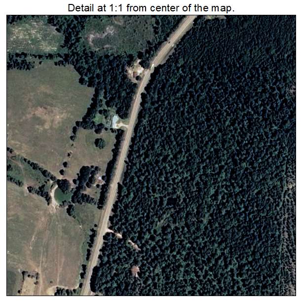 Willisville, Arkansas aerial imagery detail