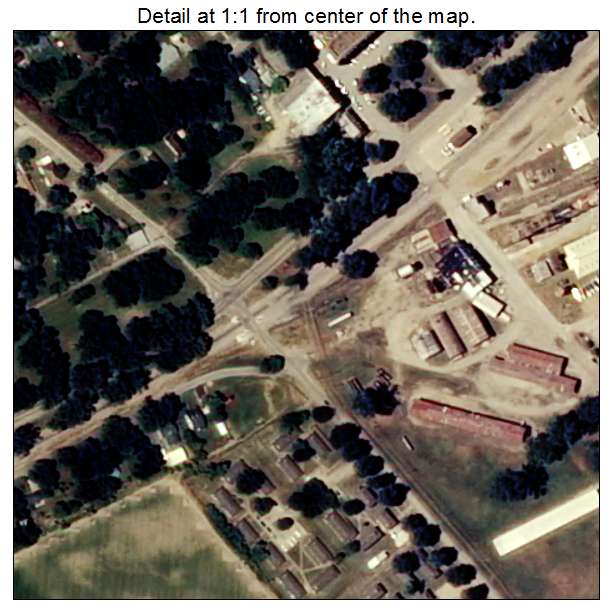 Wilson, Arkansas aerial imagery detail