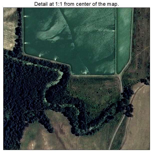 Wrightsville, Arkansas aerial imagery detail