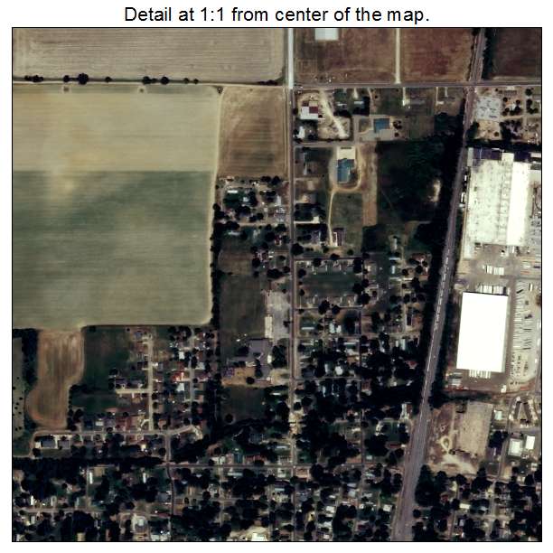 Wynne, Arkansas aerial imagery detail