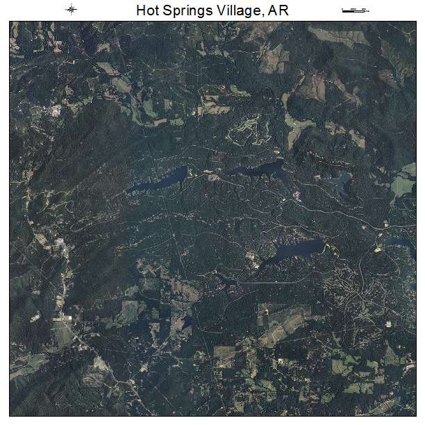 Hot Springs Village, AR air photo map