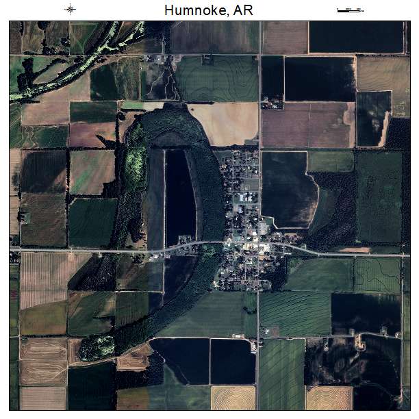 Humnoke, AR air photo map