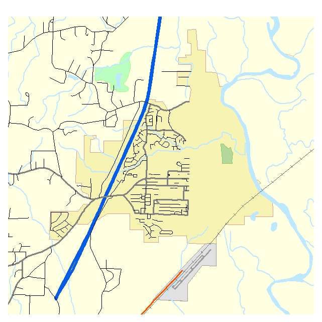 Arkadelphia, AR location map 