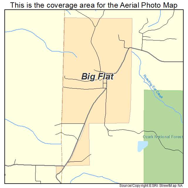 Big Flat, AR location map 