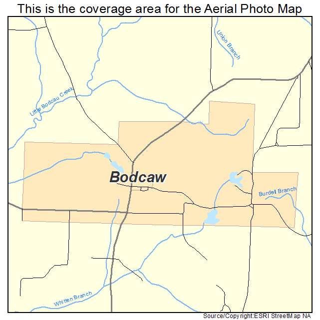 Bodcaw, AR location map 