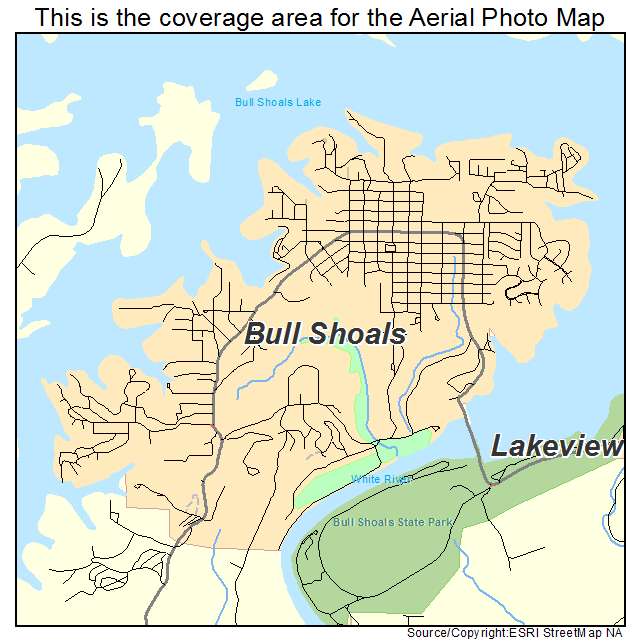 Bull Shoals, AR location map 