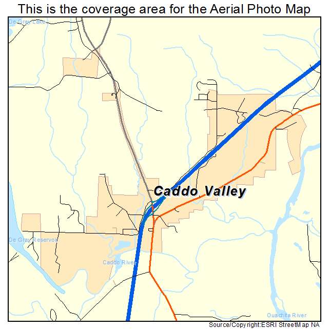 Caddo Valley, AR location map 