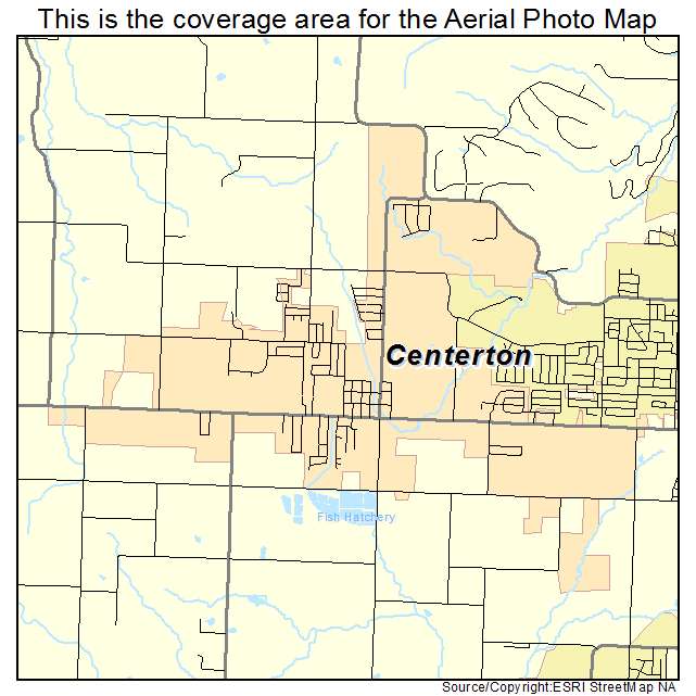 Centerton, AR location map 