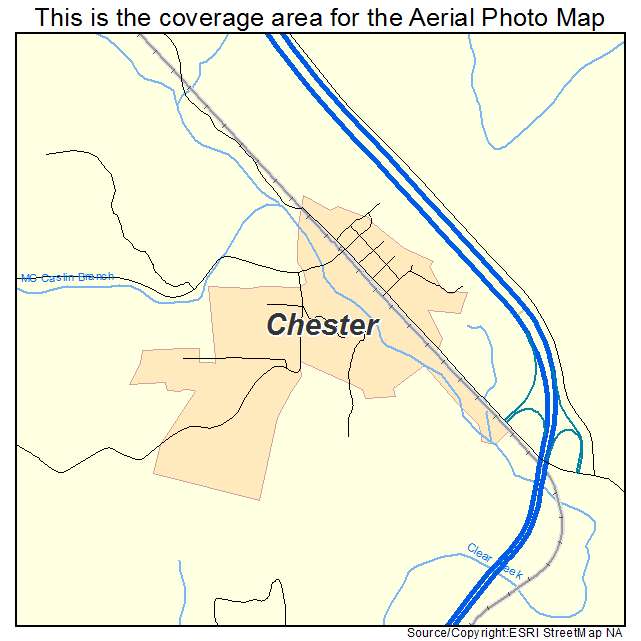 Chester, AR location map 
