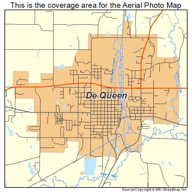 De Queen, AR location map 