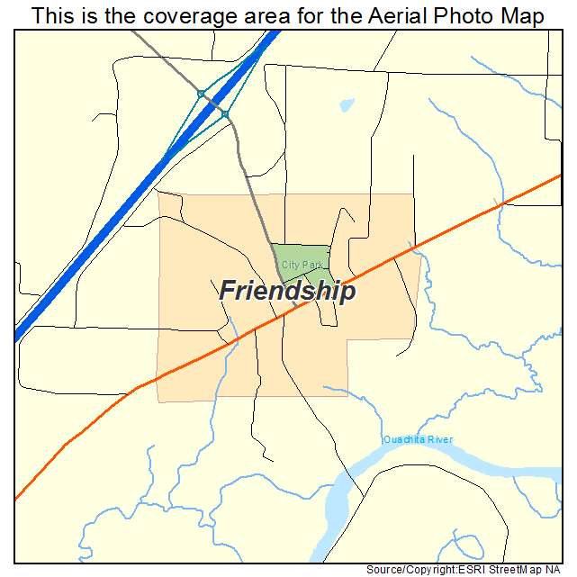 Friendship, AR location map 