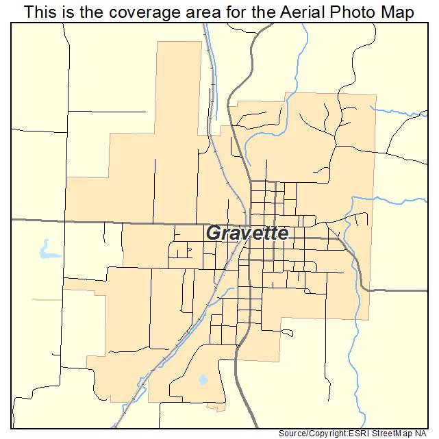Gravette, AR location map 