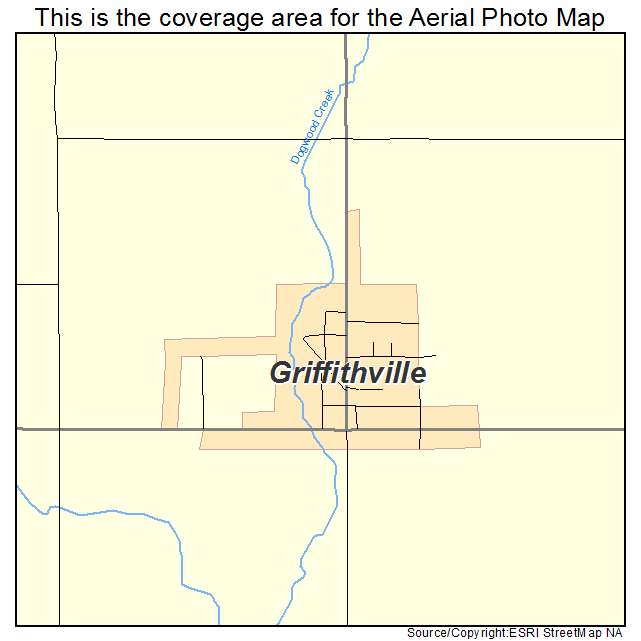 Griffithville, AR location map 
