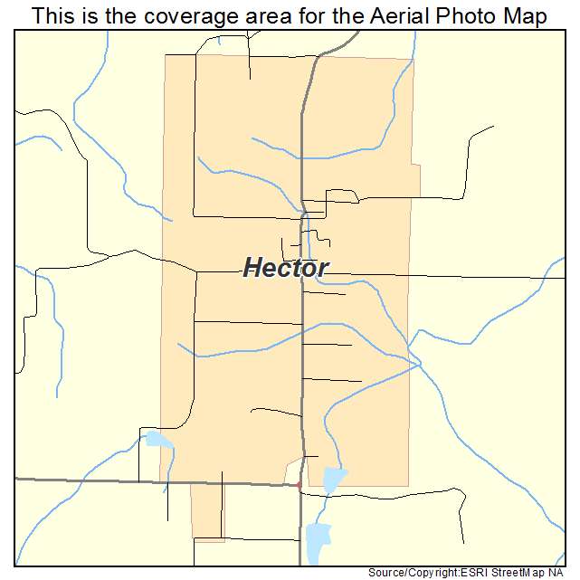 Hector, AR location map 