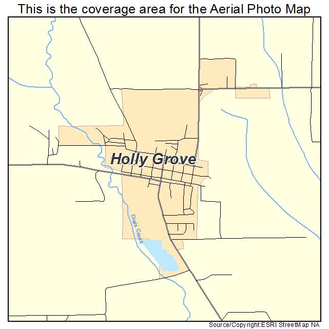 Holly Grove, AR location map 